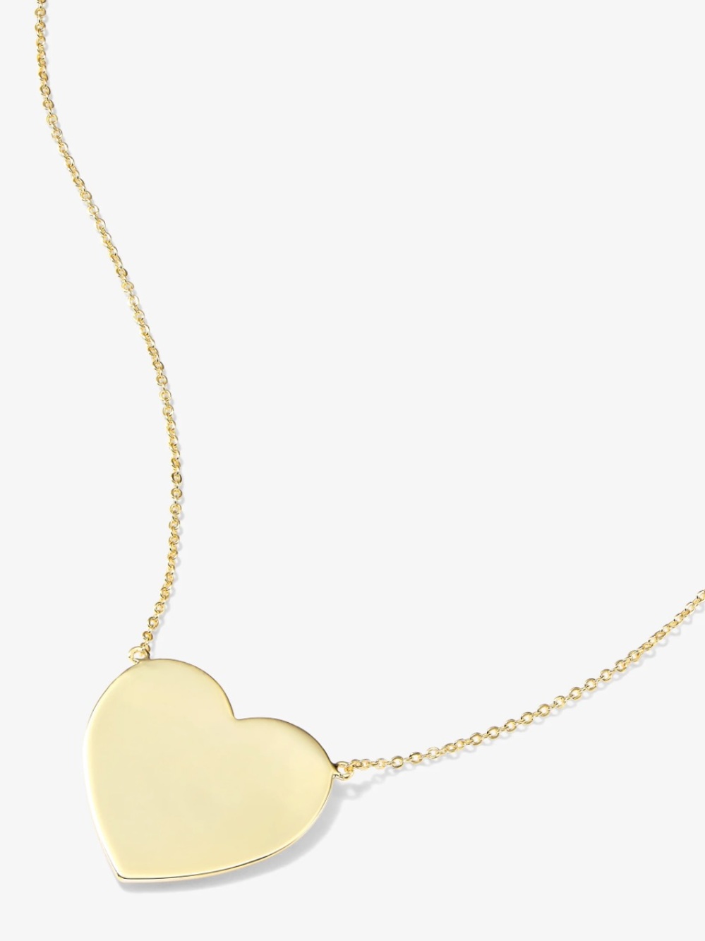 NWT Melinda Maria Gold “XL You Have My Whole Heart Necklace”